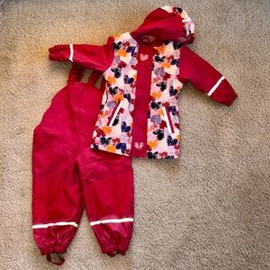 12-24months rubber rain bib set